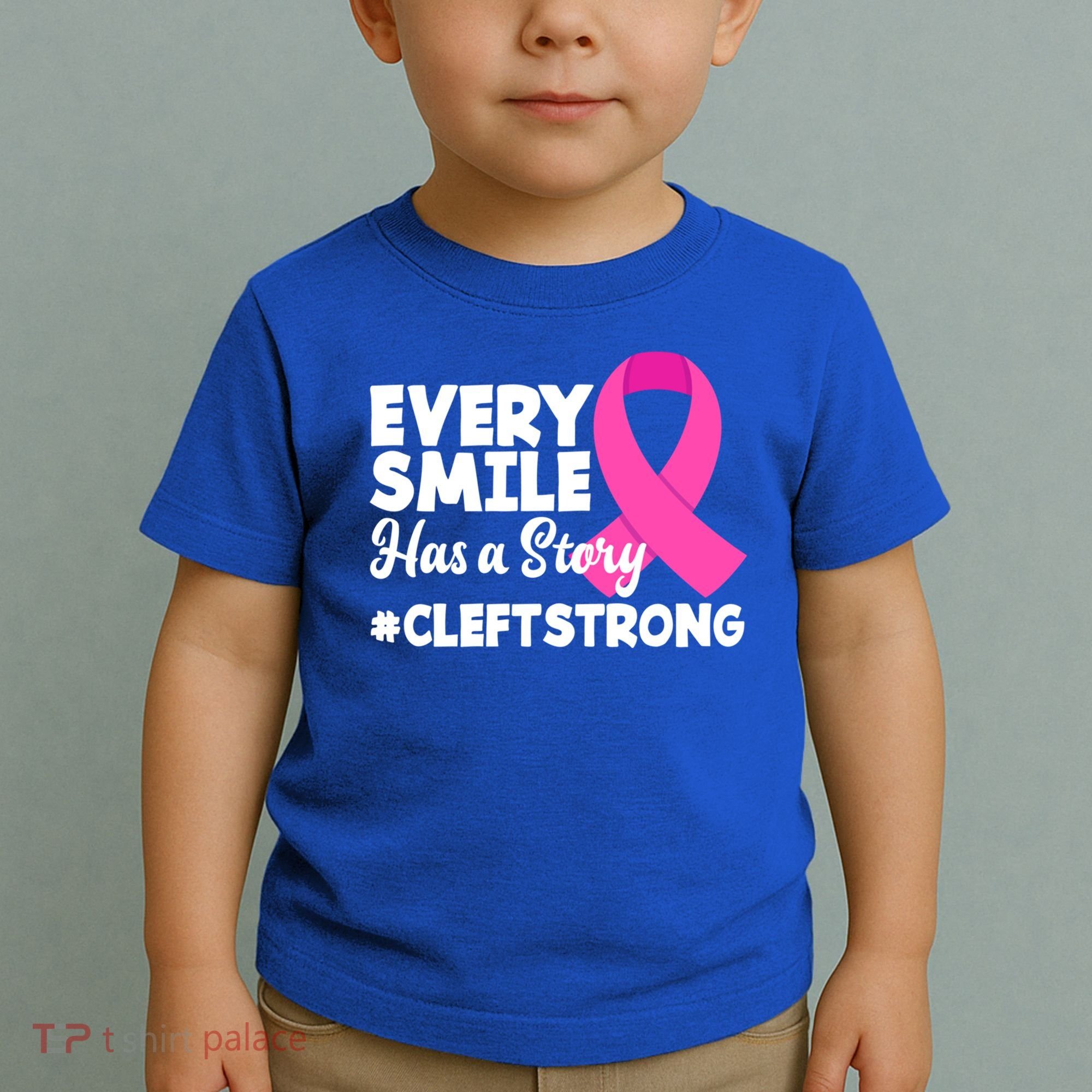 Every Smile Has A Story Cleft Lip And Palate Awareness Great Gift Toddler T-Shirt