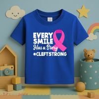 Every Smile Has A Story Cleft Lip And Palate Awareness Great Gift Toddler T-Shirt thumb 3