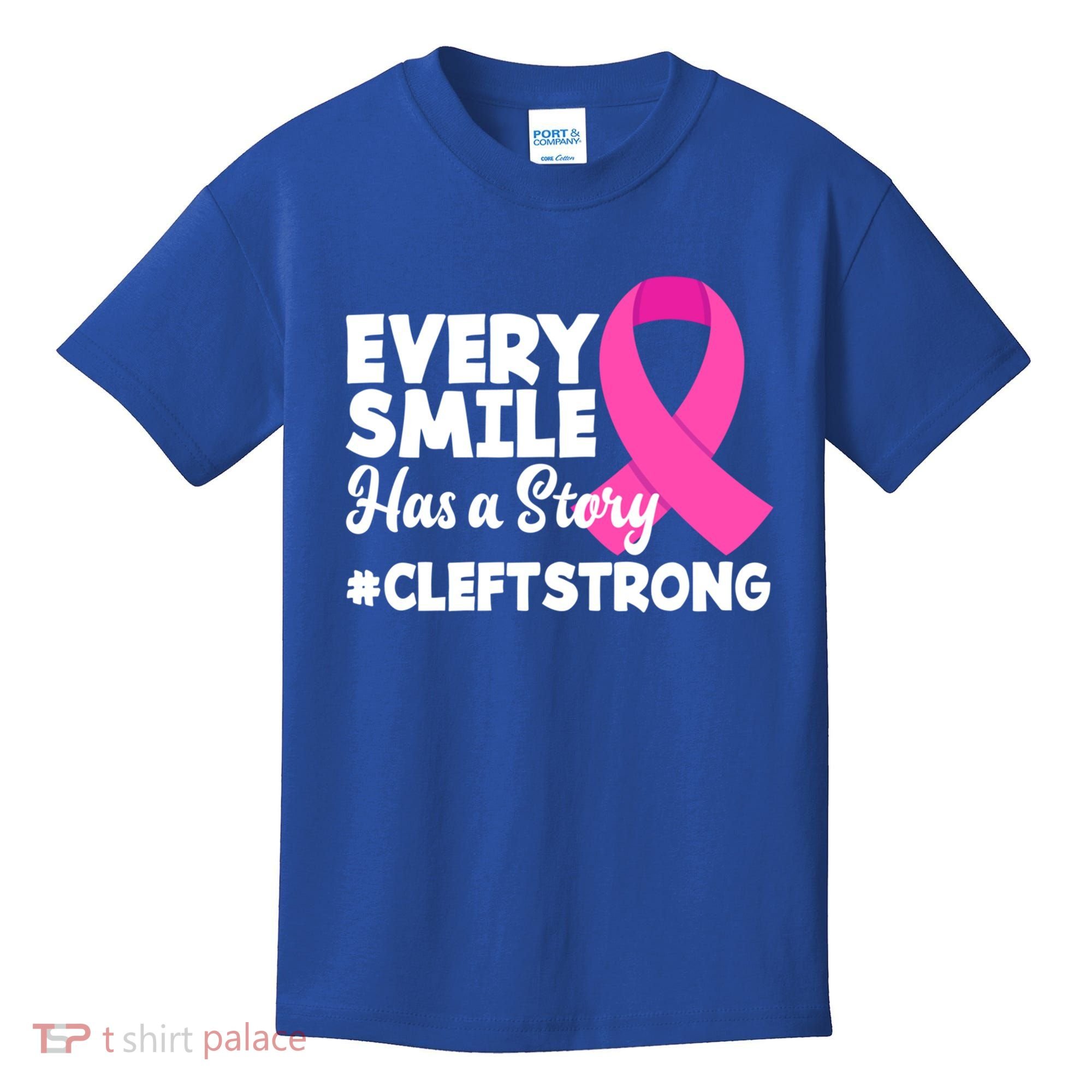 Every Smile Has A Story Cleft Lip And Palate Awareness Great Gift Kids T-Shirt