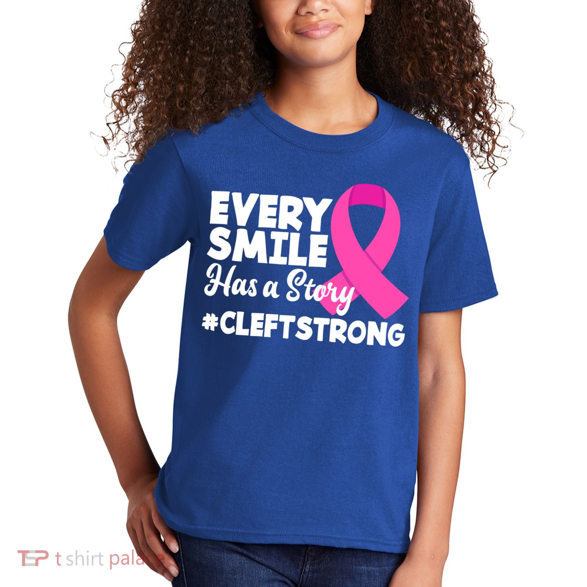 Every Smile Has A Story Cleft Lip And Palate Awareness Great Gift Kids T-Shirt