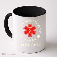Emotional Support Husband Do Not Pet Coffee Mug thumb 0