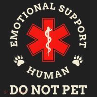 Emotional Support Husband Do Not Pet Hat thumb 2