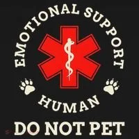 Emotional Support Husband Do Not Pet Tank Top thumb 6