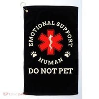 Emotional Support Husband Do Not Pet Golf Towel thumb 0