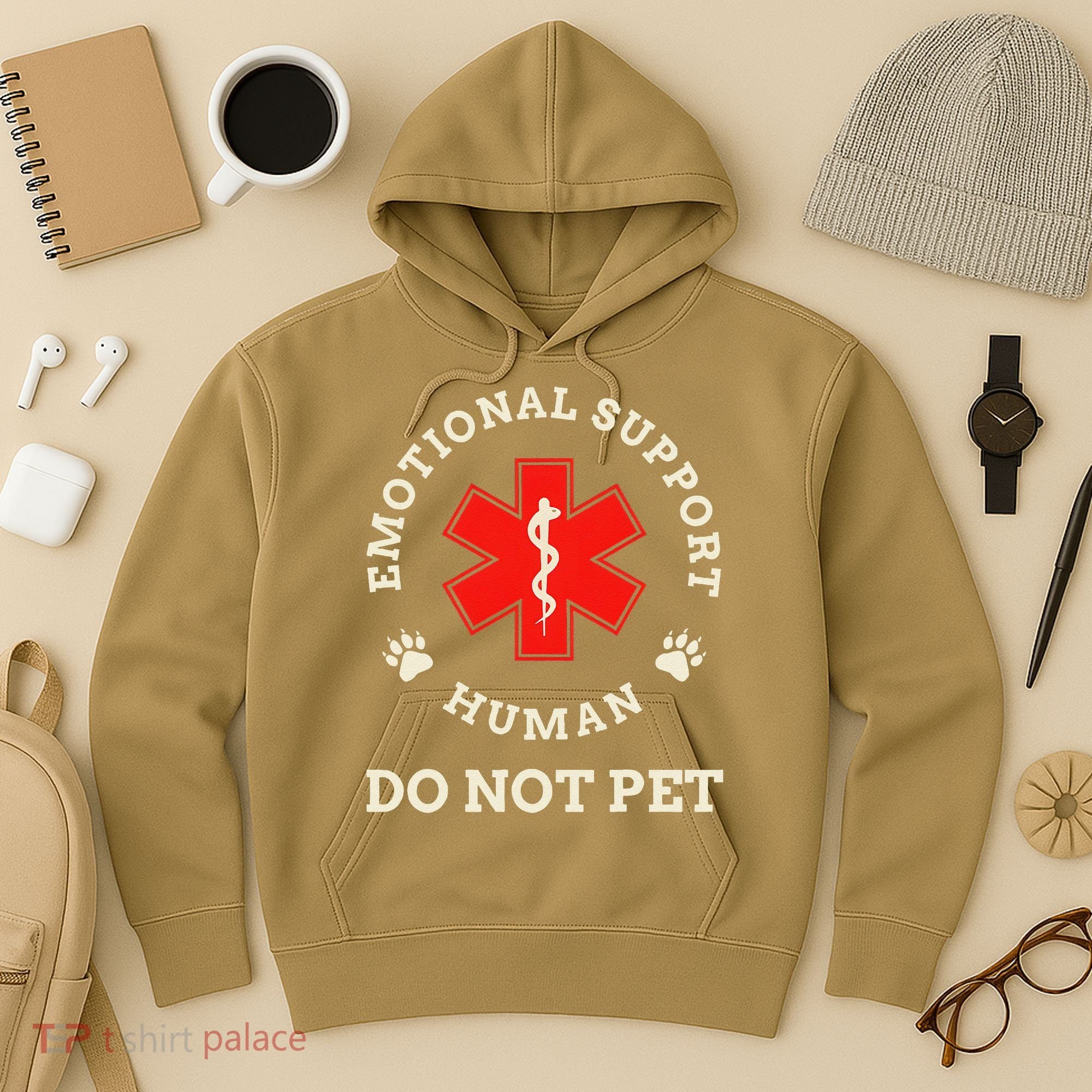 Emotional Support Husband Do Not Pet Hoodie