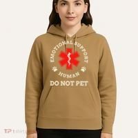 Emotional Support Husband Do Not Pet Hoodie thumb 5