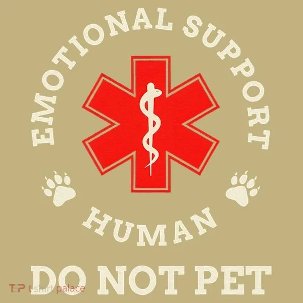 Emotional Support Husband Do Not Pet Hoodie