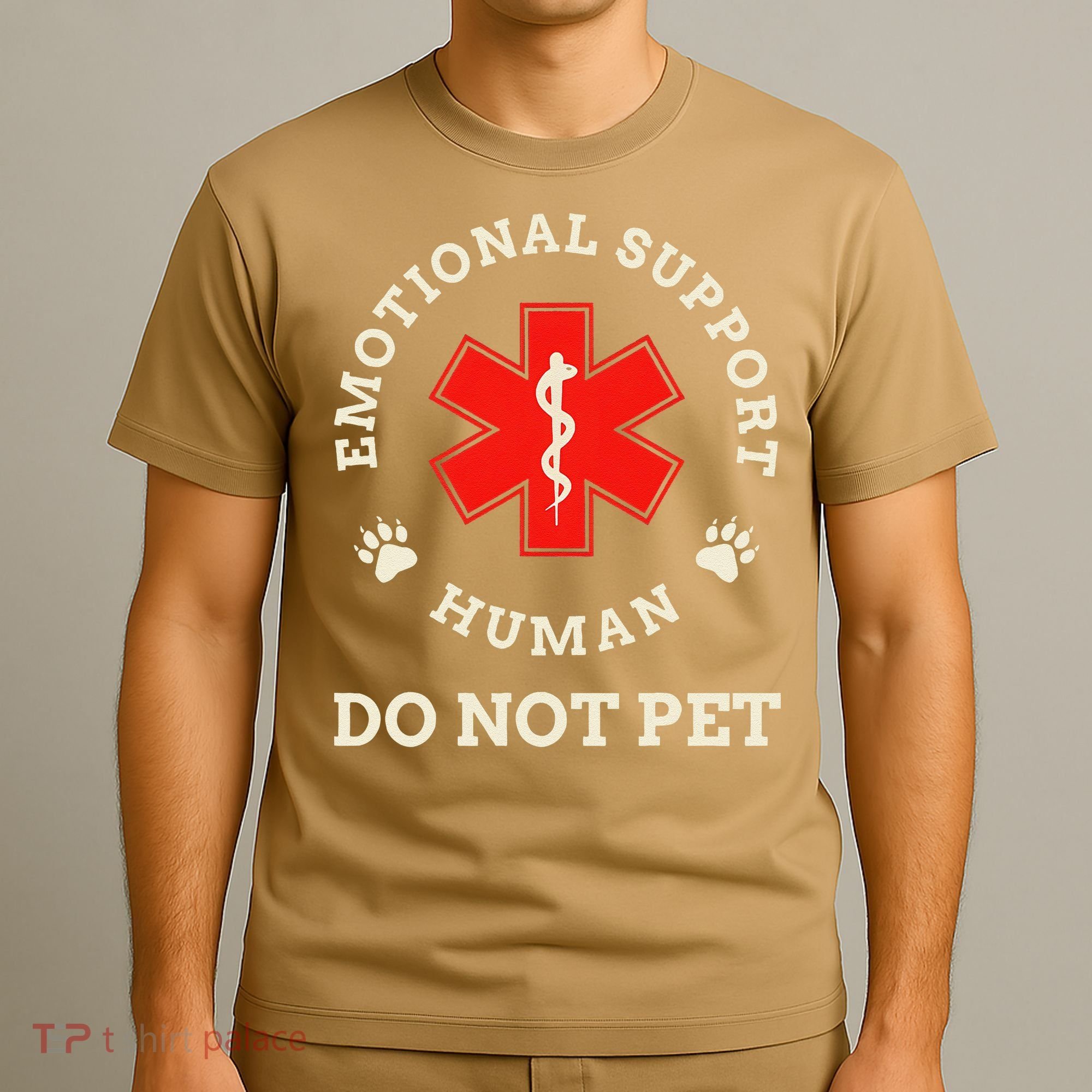 Emotional Support Husband Do Not Pet T-Shirt