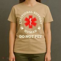 Emotional Support Husband Do Not Pet T-Shirt thumb 4