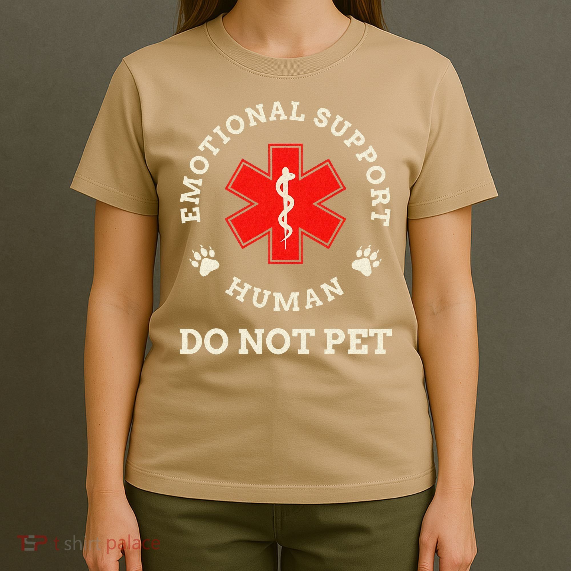 Emotional Support Husband Do Not Pet T-Shirt