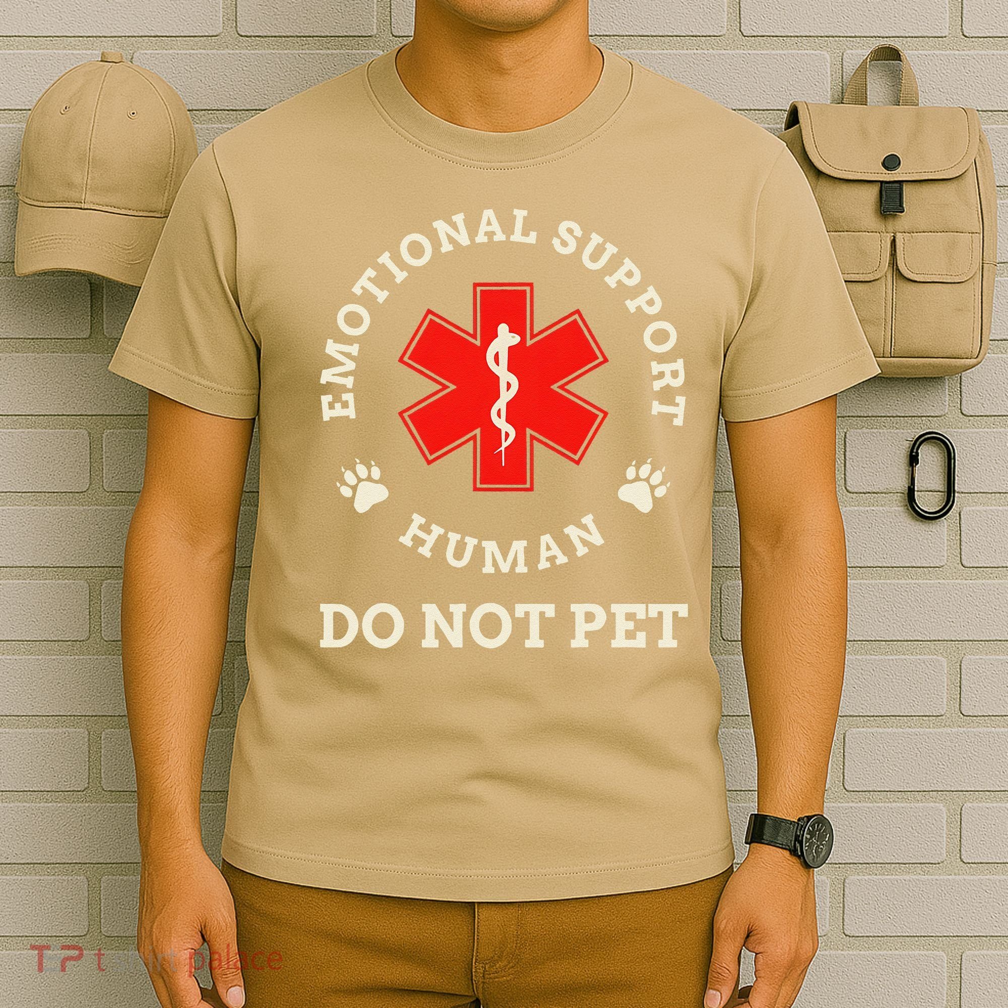 Emotional Support Husband Do Not Pet T-Shirt