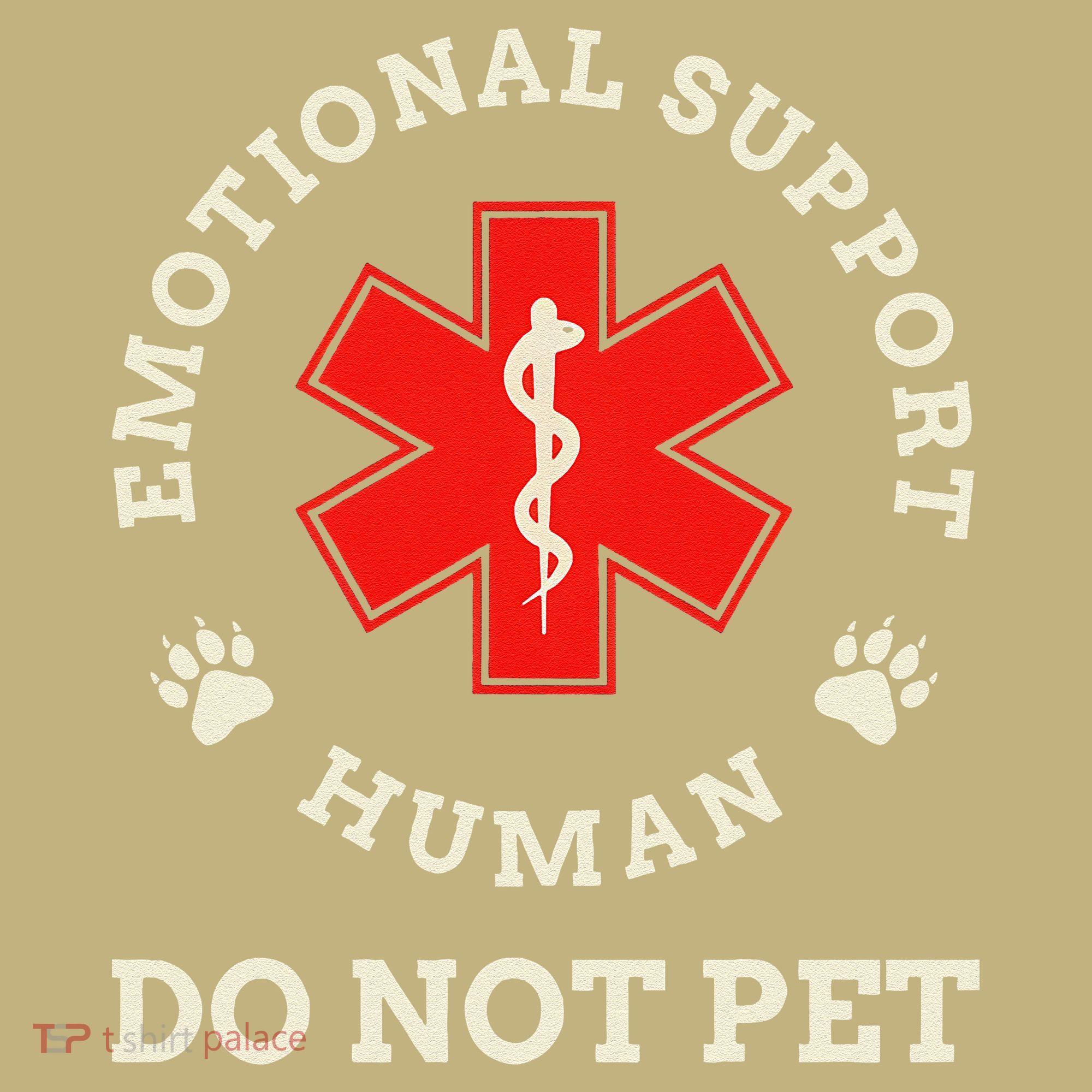 Emotional Support Husband Do Not Pet Button