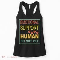 Emotional Support Human Pet Dog Owners Not Women's Tank Top thumb 0