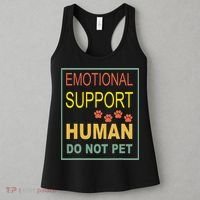 Emotional Support Human Pet Dog Owners Not Women's Tank Top thumb 3