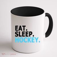 Eat. Sleep. Hockey. Coffee Mug thumb 1