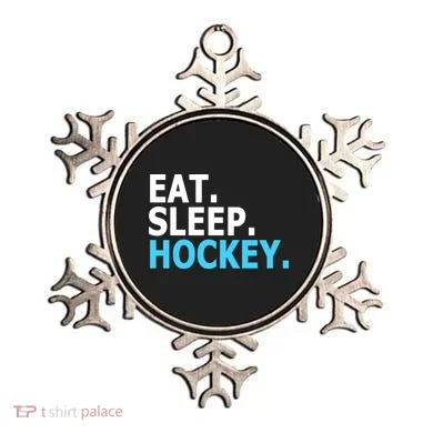 Eat. Sleep. Hockey. Ornament