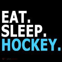 Eat. Sleep. Hockey. Ornament thumb 1