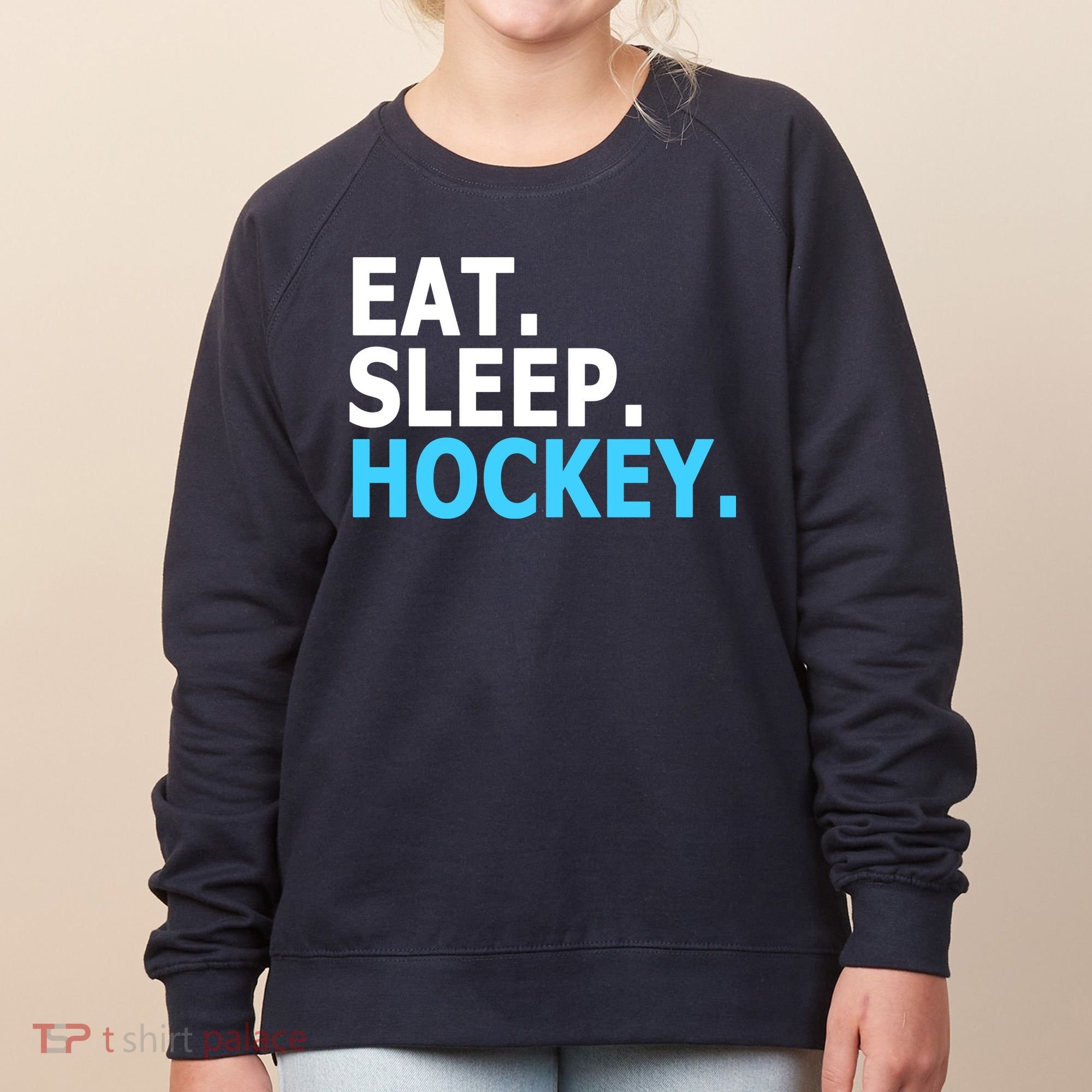 Eat. Sleep. Hockey. Women's Sweatshirt