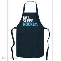 Eat. Sleep. Hockey. Apron thumb 0