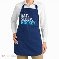 Eat. Sleep. Hockey. Apron thumb 2