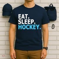 Eat. Sleep. Hockey. T-Shirt thumb 6