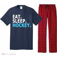 Eat. Sleep. Hockey. Pajama Set thumb 0