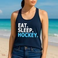 Eat. Sleep. Hockey. Women's Tank Top thumb 2
