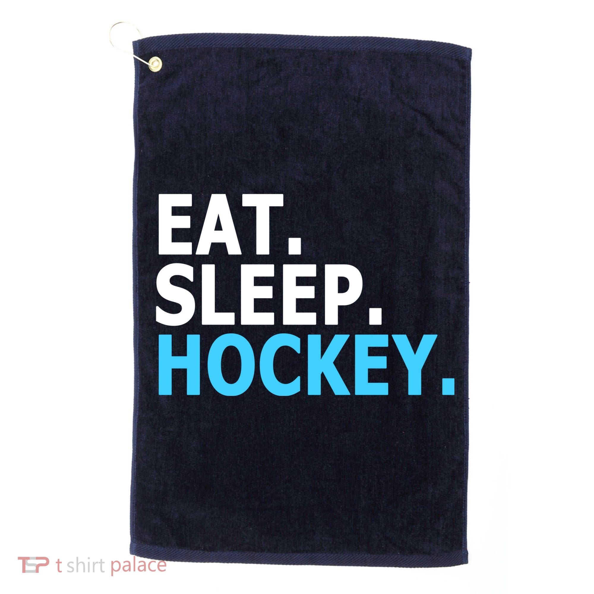 Eat. Sleep. Hockey. Golf Towel