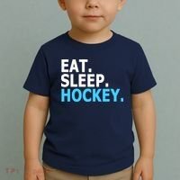 Eat. Sleep. Hockey. Toddler T-Shirt thumb 2