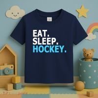 Eat. Sleep. Hockey. Toddler T-Shirt thumb 3