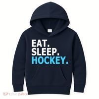 Eat. Sleep. Hockey. Kids Hoodie thumb 0