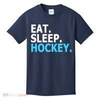 Eat. Sleep. Hockey. Kids T-Shirt thumb 0