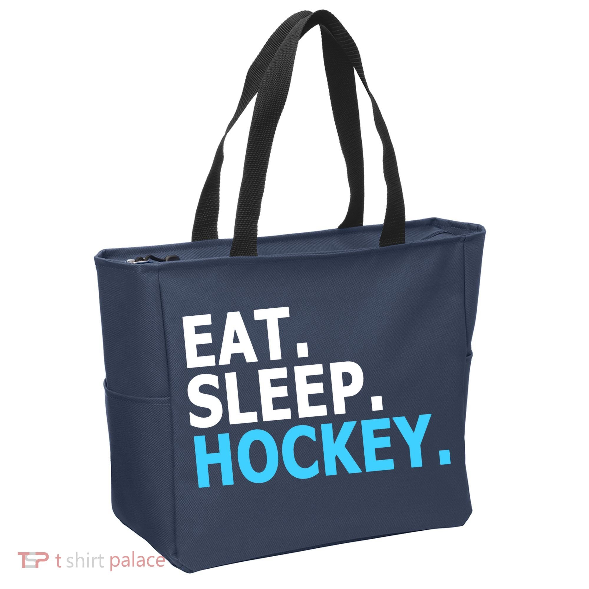 Eat. Sleep. Hockey. Tote Bag