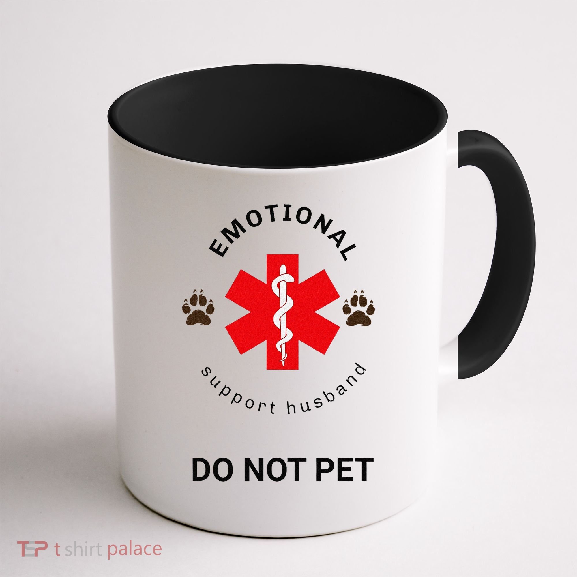 Emotional Support Husband Do Not Pet Coffee Mug