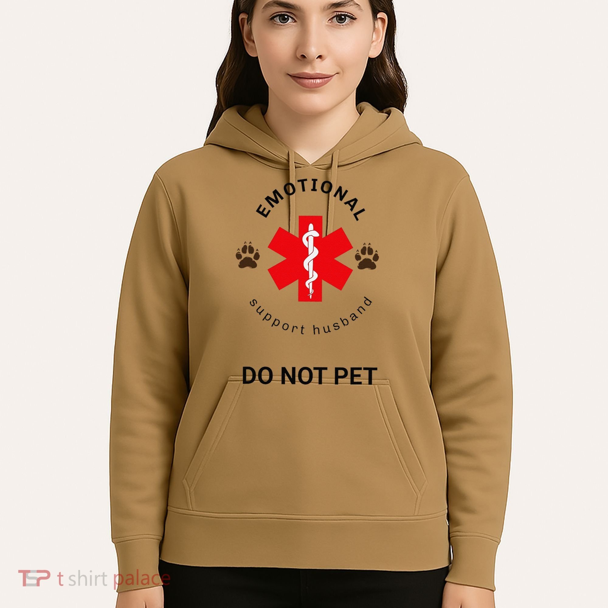 Emotional Support Husband Do Not Pet Hoodie