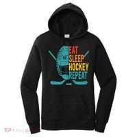 Eat Sleep Hockey Repeat Hockey Ice Hockey Women's Hoodie thumb 0