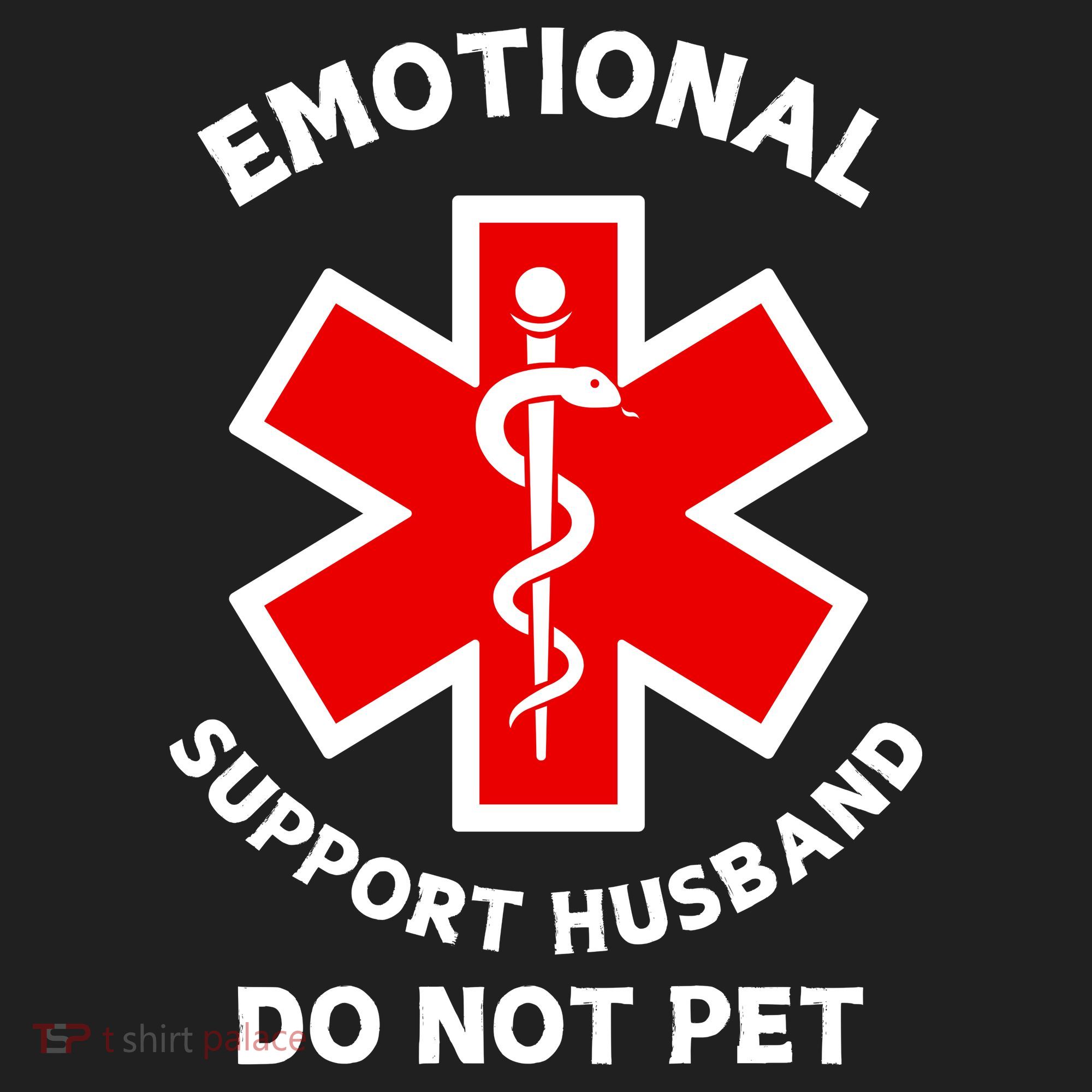 Emotional Support Husband Do Not Pet Tumbler