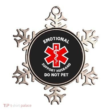Emotional Support Husband Do Not Pet Ornament