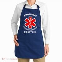 Emotional Support Husband Do Not Pet Apron thumb 2