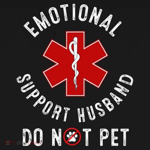 Emotional Support Husband Do Not Pet Bucket Hat