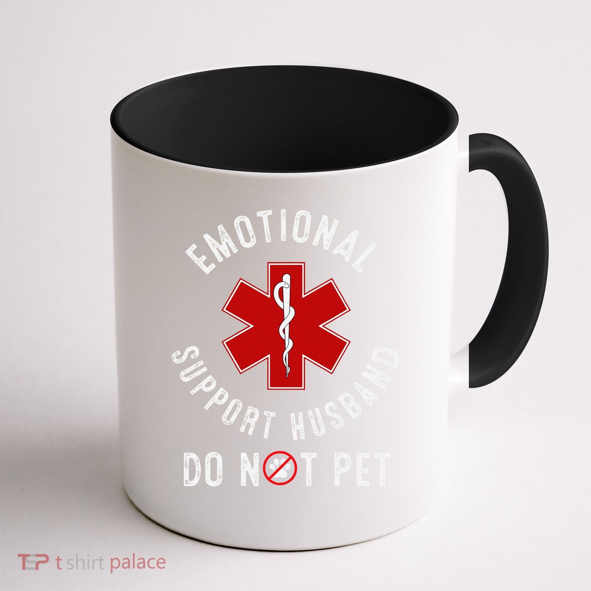 Emotional Support Husband Do Not Pet Coffee Mug