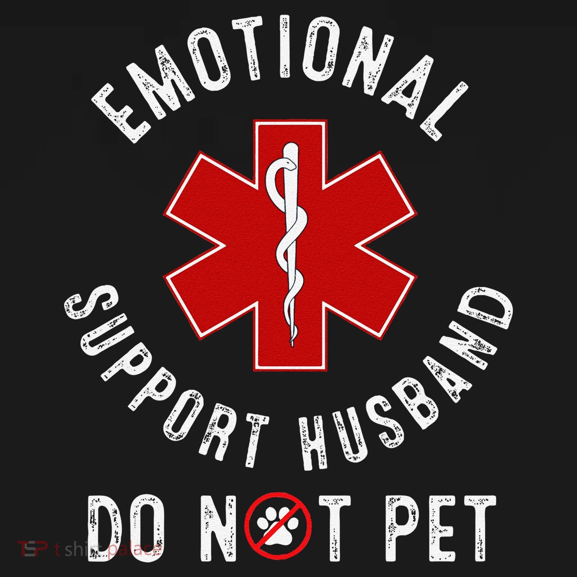 Emotional Support Husband Do Not Pet Tank Top