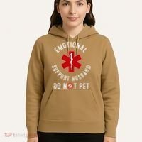 Emotional Support Husband Do Not Pet Hoodie thumb 5