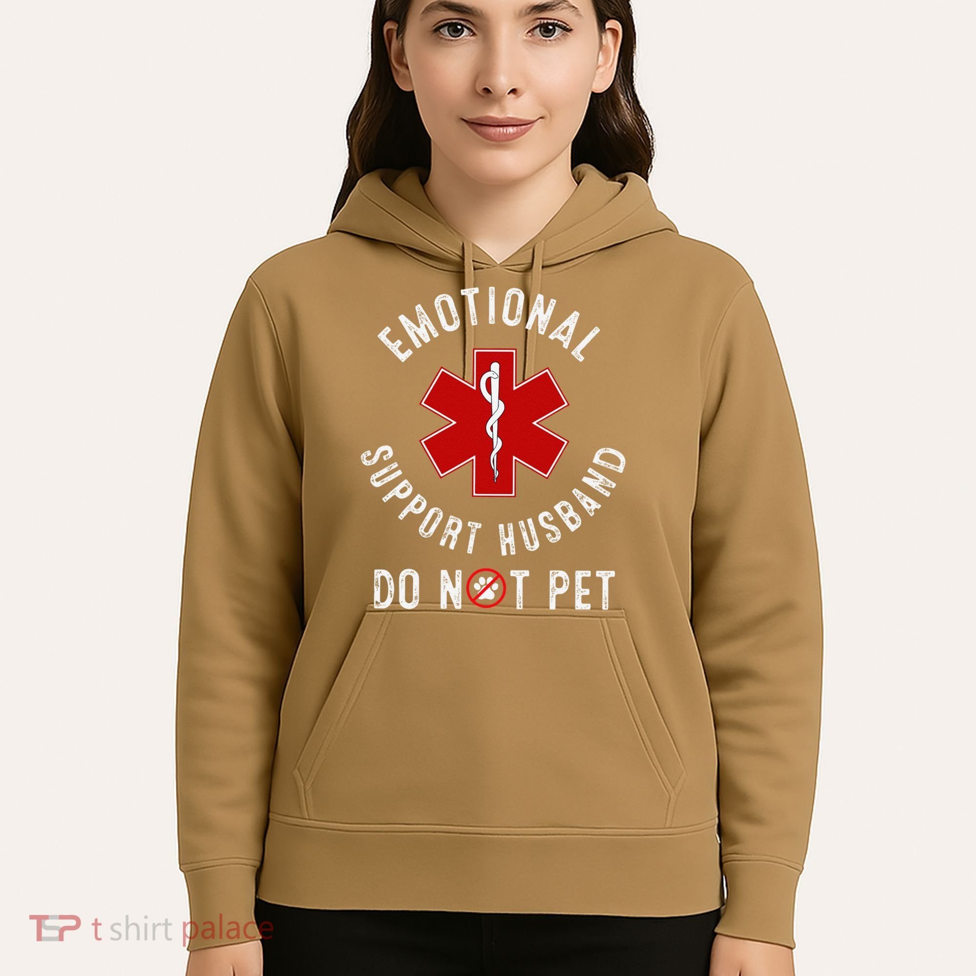 Emotional Support Husband Do Not Pet Hoodie