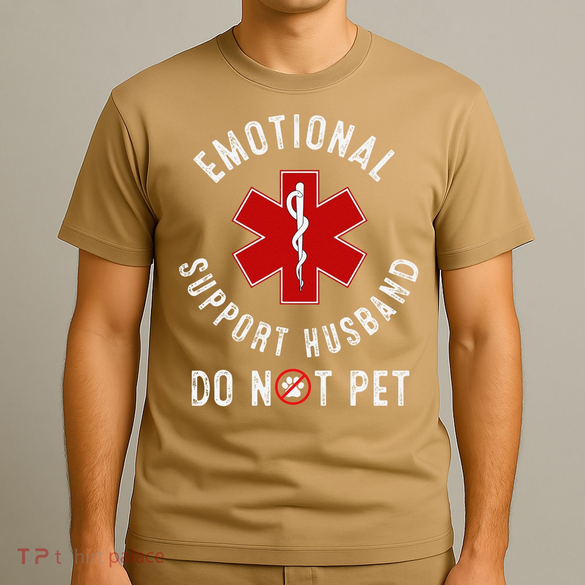 Emotional Support Husband Do Not Pet T-Shirt
