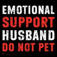 Emotional Support Husband Do Not Pet Funny Dad Husband Papa Coffee Mug thumb 5