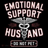 Emotional Support Husband Do Not Pet Bucket Hat thumb 4