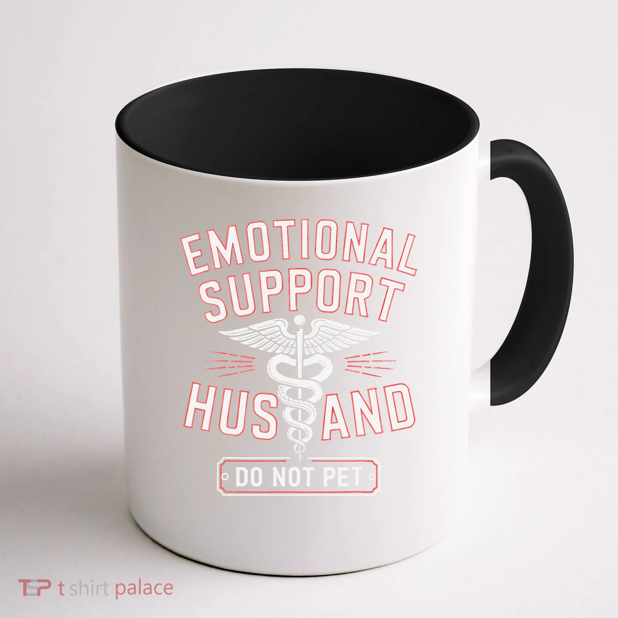 Emotional Support Husband Do Not Pet Coffee Mug