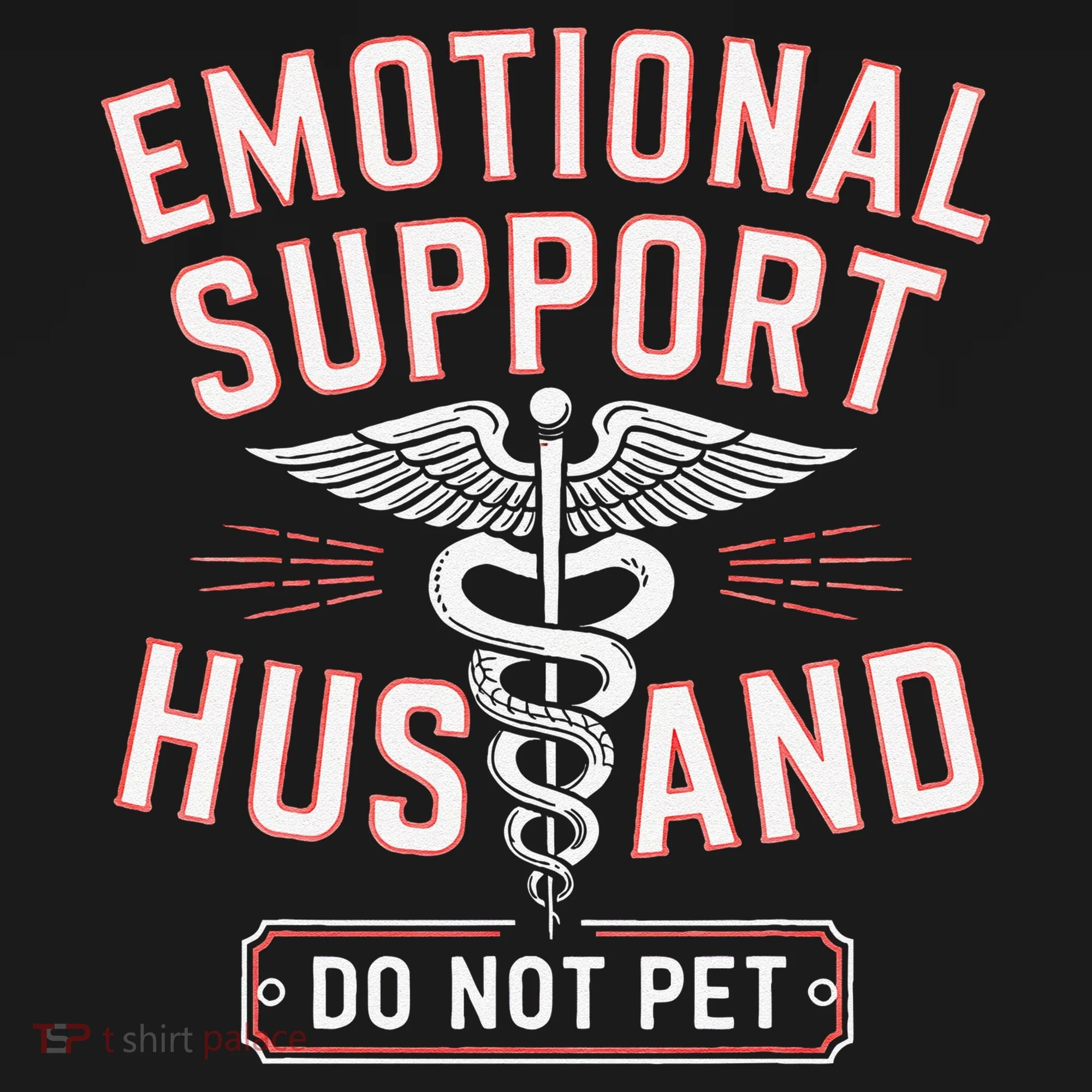 Emotional Support Husband Do Not Pet Coaster
