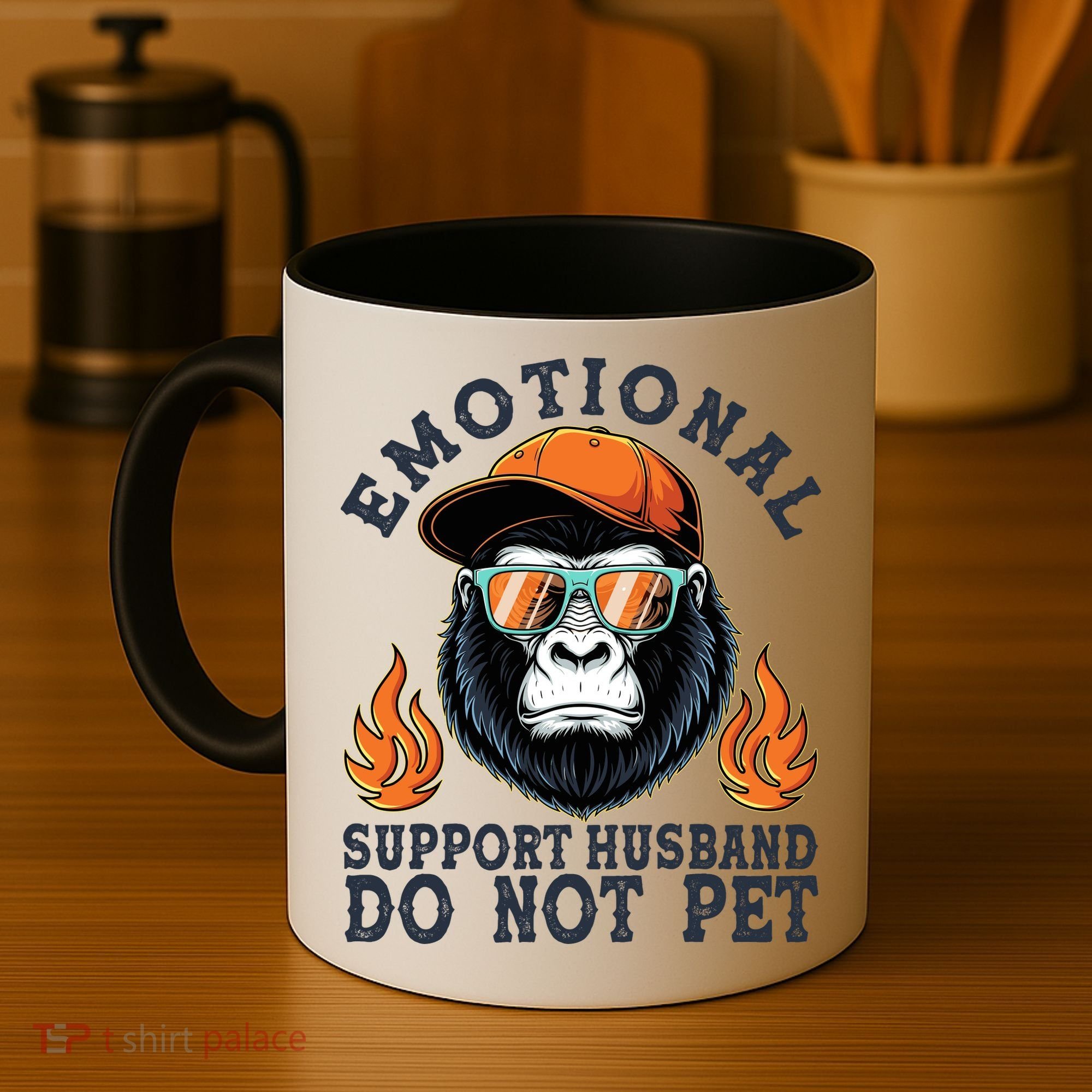 Emotional Support Husband Do Not Pet Coffee Mug